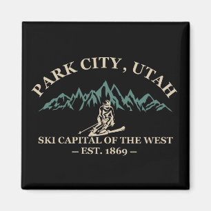 Park city Utah ski resorts Magnet