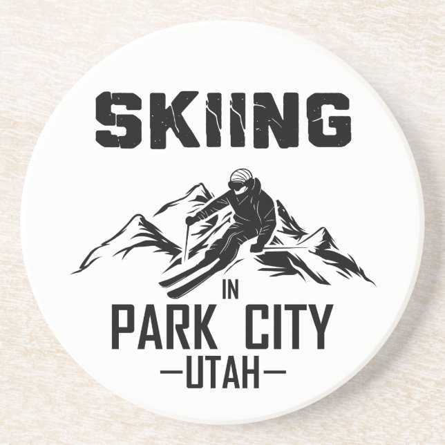 Park City Utah skiing Coaster (Front)