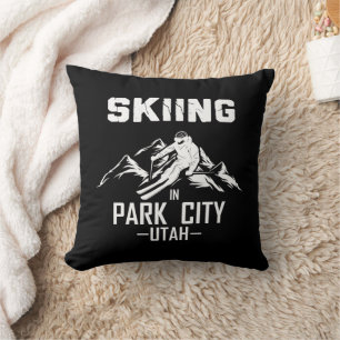 Park City Utah skiing Cushion