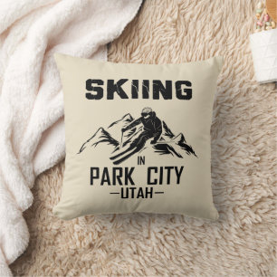 Park City Utah skiing Cushion
