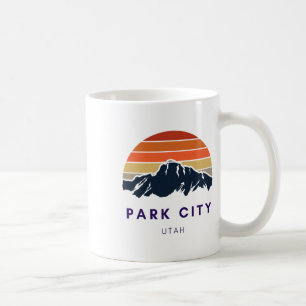 Park City Utah Skiing Snowboarding Hikers Utah Gif Coffee Mug