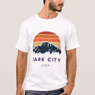 Park City Utah Skiing Snowboarding Hikers Utah Gif T-Shirt