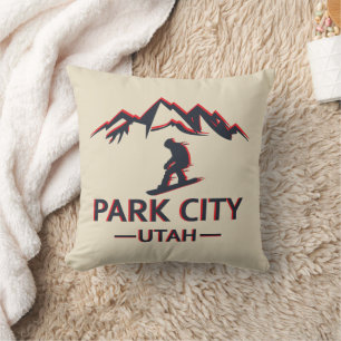 Park city Utah snowboarding Cushion