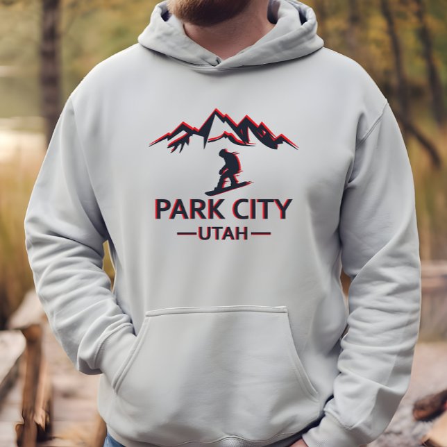 Park city Utah snowboarding Hoodie (Creator Uploaded)