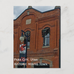 Park City Utah Souvenier Postcard