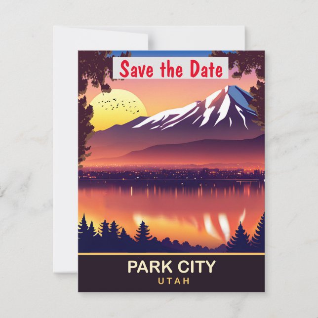 Park City, Utah, Travel Postcard (Front)