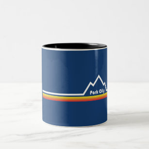 Park City, Utah Two-Tone Coffee Mug