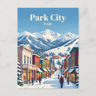 Park City Utah, USA Postcard