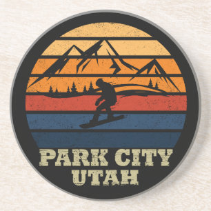 Park city Utah vintage Coaster