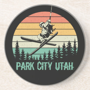 Park city Utah vintage Coaster