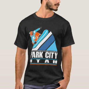 Park City Utah - Vintage Snowboarder T-Shirt