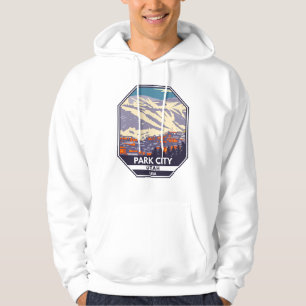 Park City Utah Winter Area Emblem Hoodie