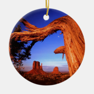 Park Fallen Monument Valley Ceramic Tree Decoration