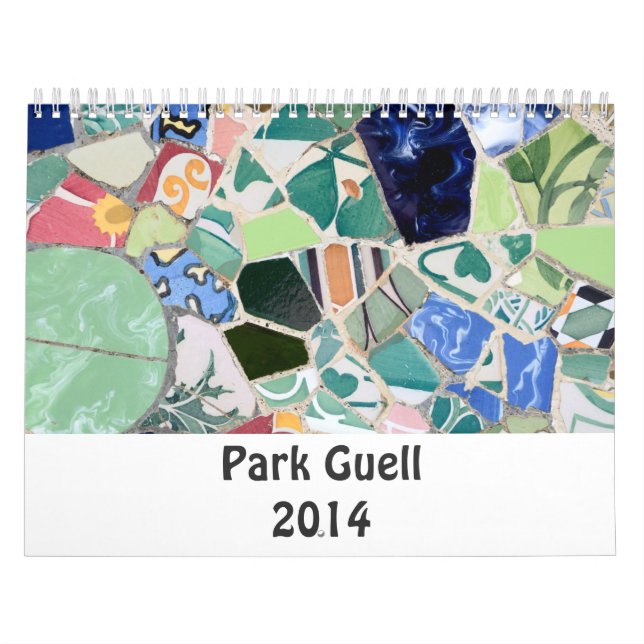 Park Guell 2014 Calendar (Cover)