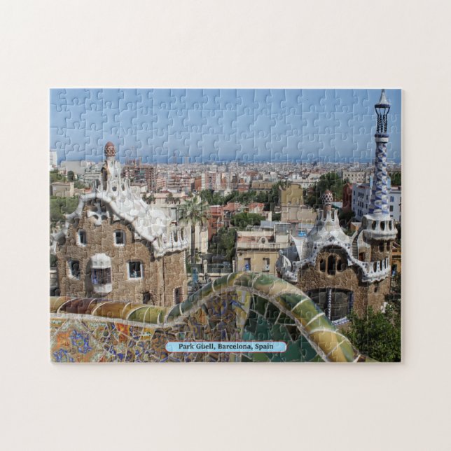 Park Güell, Barcelona, Spain Jigsaw Puzzle (Horizontal)