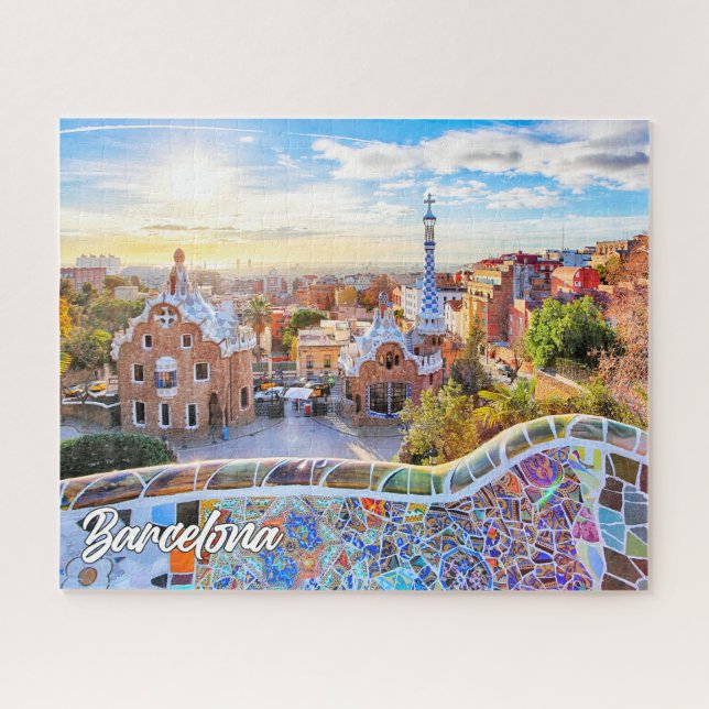 Park Guell, Barcelona, Spain Jigsaw Puzzle (Horizontal)