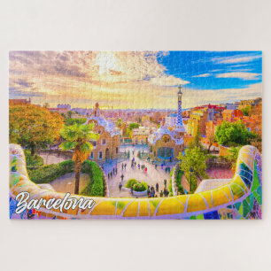 Park Guell, Barcelona, Spain Jigsaw Puzzle