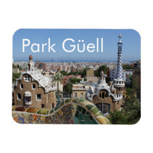 Park Güell, Barcelona, Spain Magnet