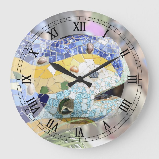 Park Guell dragon Wall Clock (Front)