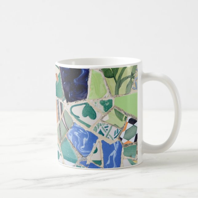 Park Guell mosaics Coffee Mug (Right)