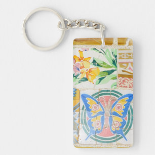 Park Guell mosaics keychain