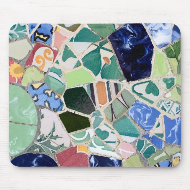 Park Guell mosaics Mousepad (Front)