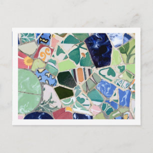 Park Guell mosaics Postcard