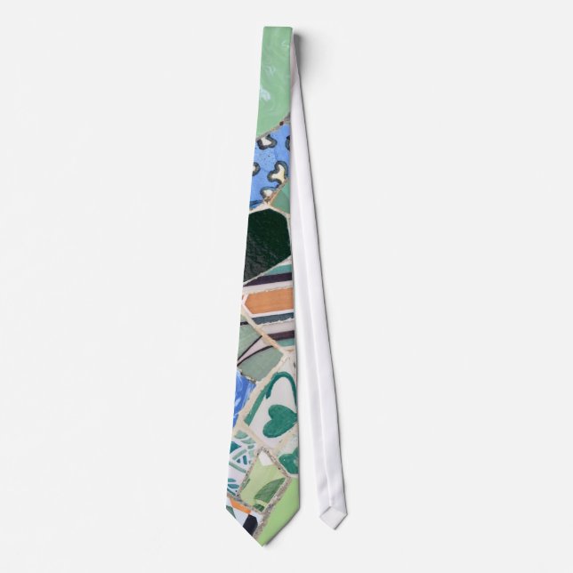 Park Guell mosaics Tie (Front)