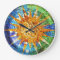 Park Guell mosaics Wall Clock