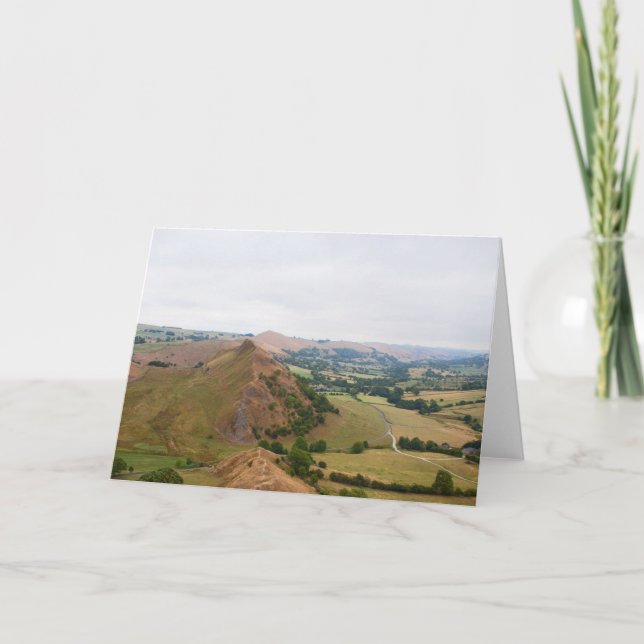 Park Hill from Chrome Hill, Peak District, Derbysh Card (Front)