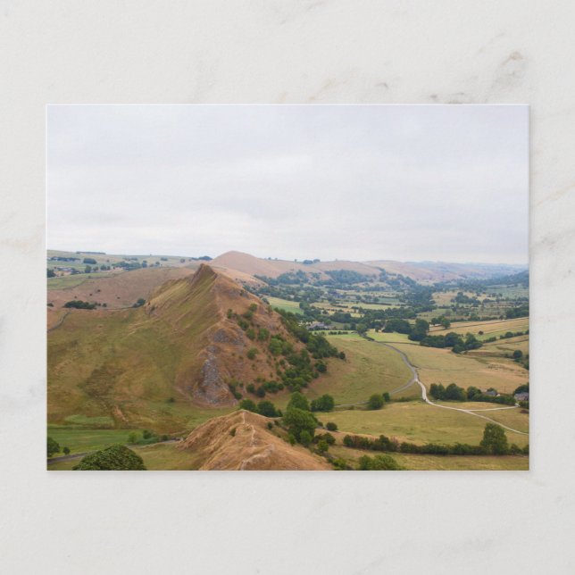 Park Hill from Chrome Hill, Peak District Postcard (Front)