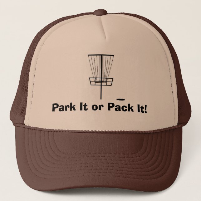 Park It or Pack It! Trucker Hat (Front)
