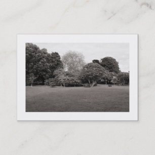 Park Landscape (Bordered) Business Card