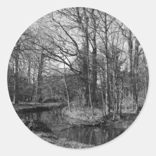 Park Landscape - Bute Park, Cardiff Classic Round Sticker