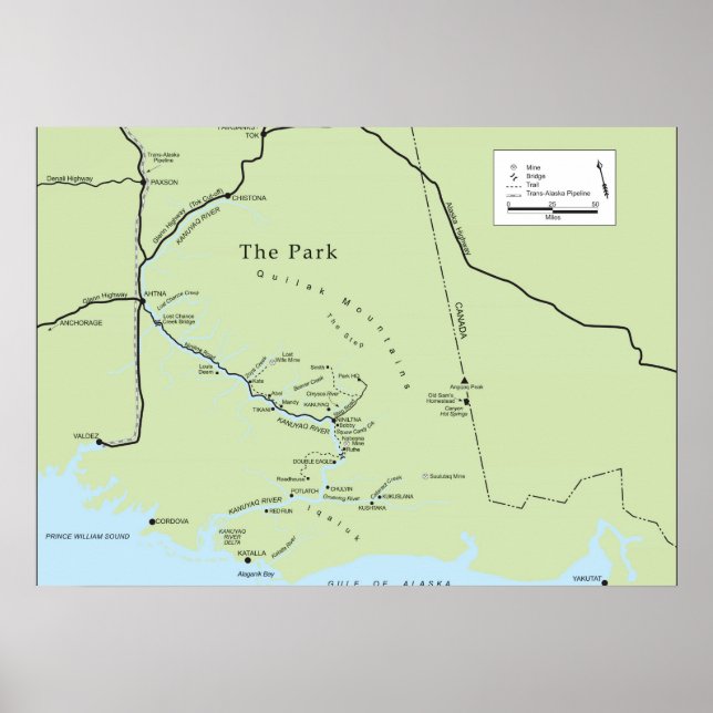 Park map poster (colour) (Front)