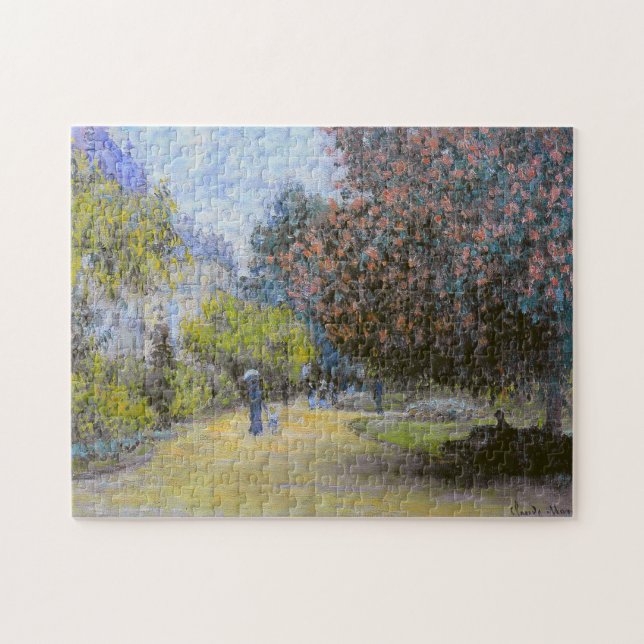 Park Monceau Monet Fine Art Jigsaw Puzzle (Horizontal)