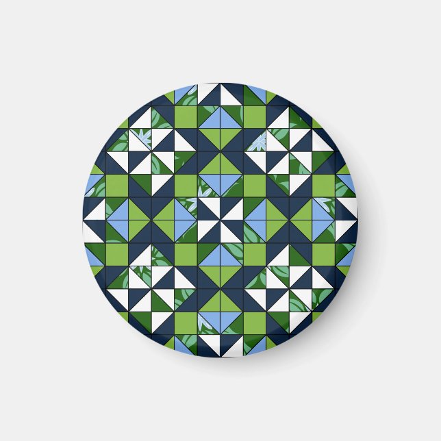 Park Outing Quilt Magnet (Front)