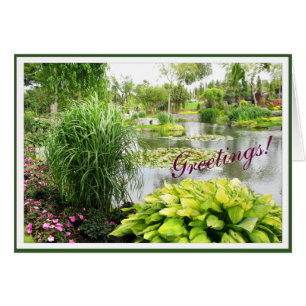 Park Photo Beautiful Hosta customisable Frame