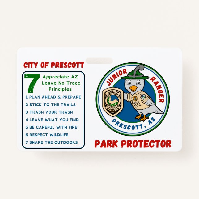 Park Protector ID Badge (Front)