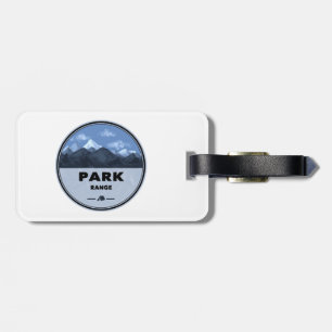 Park Range Colorado Camping Luggage Tag