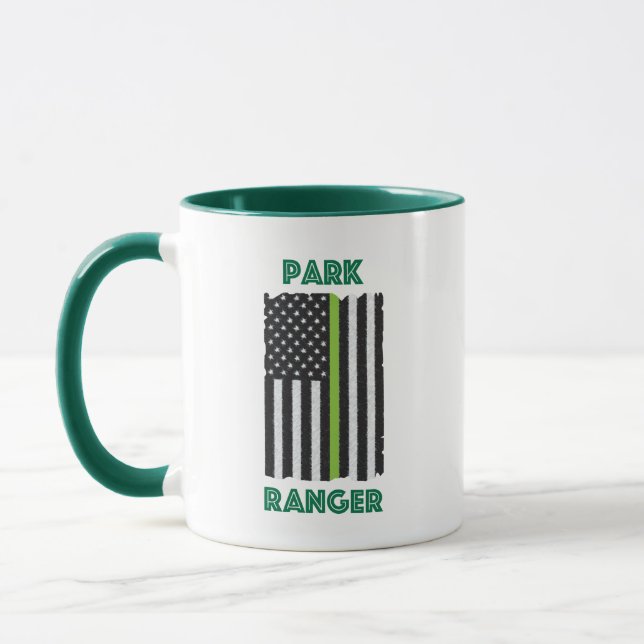 Park Ranger Flag Mug (Left)