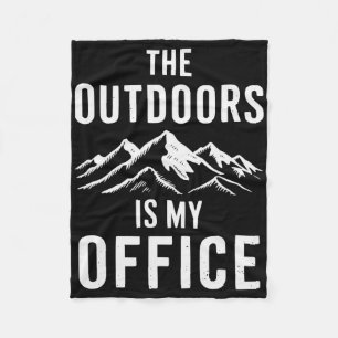 Park-ranger Guide Climbing Instructor Men Women Fleece Blanket