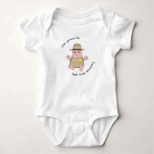 Park ranger mummy baby bodysuit