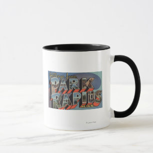 Park Rapids, Minnesota - Large Letter Scenes Mug