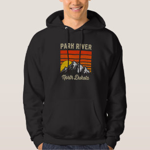 Park River North Dakota Retro City State Vintage U Hoodie