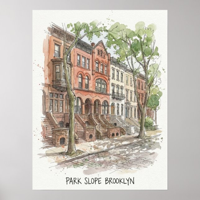 Park Slope Brooklyn New York Poster (Front)