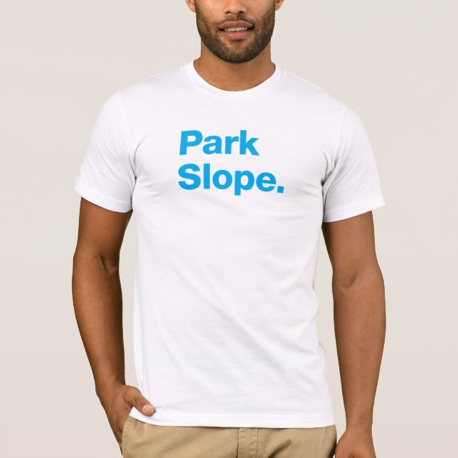 Park Slope (cyan) T-Shirt (Front)