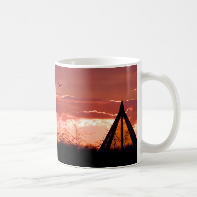 Park sunset coffee mug (Right)