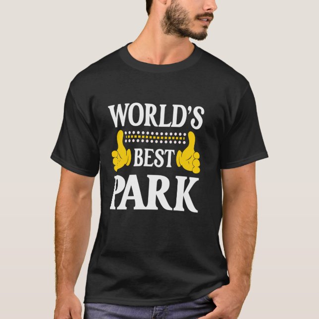 Park Surname Funny Team Family Last Name World's B T-Shirt (Front)
