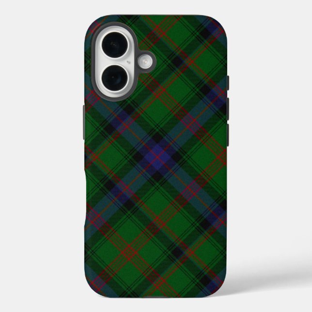 Park tartan green blue plaid Case-Mate iPhone case (Back)